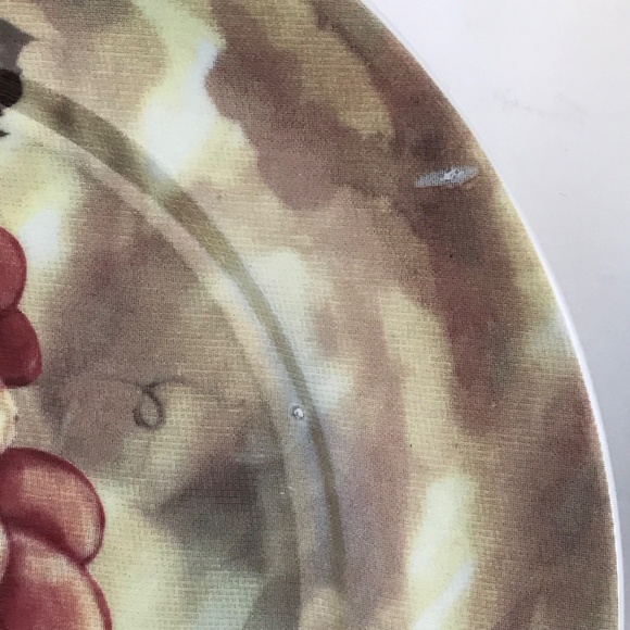 I. GODINGER & CO. Appetizer Dessert Plates Grape Pattern 7.5” Porcelain Set of 4 - Picture 10 of 13